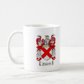 FITZGERALD FAMILY CREST -  FITZGERALD COAT OF ARMS COFFEE MUG (Left)