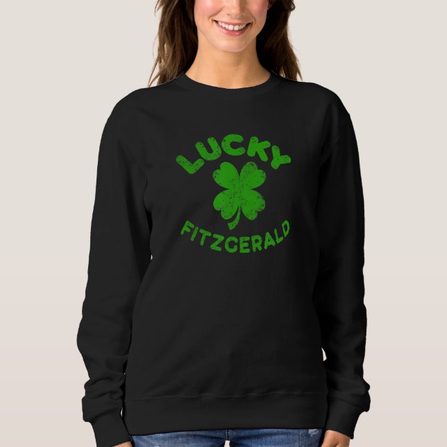 Fitzgerald Irish Family Saint Patrick S Day   Fitz Sweatshirt (Front)