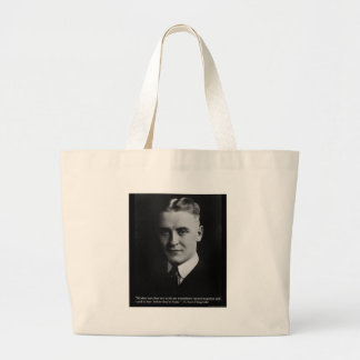 Fitzgerald "Two Souls" & Quote Tees & Gifts Large Tote Bag