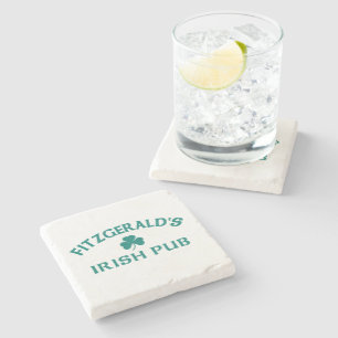 Fitzgerald's Irish Pub Stone Coaster