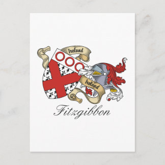 Fitzgibbon Family Crest Postcard
