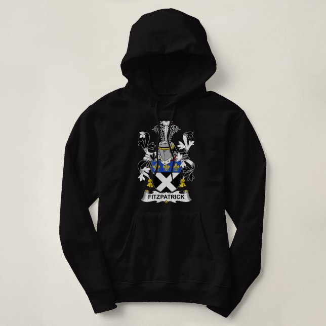 Fitzpatrick Coat of Arms  Family Crest  Hoodie (Design Front)