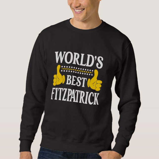 Fitzpatrick Surname Family Last Name Fitzpatrick Sweatshirt (Front)