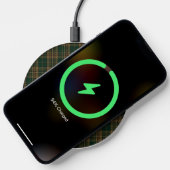 Fitzsimmons Plaid Monogrammed Wireless Charger (Phone)
