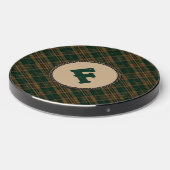 Fitzsimmons Plaid Monogrammed Wireless Charger (Front 2)