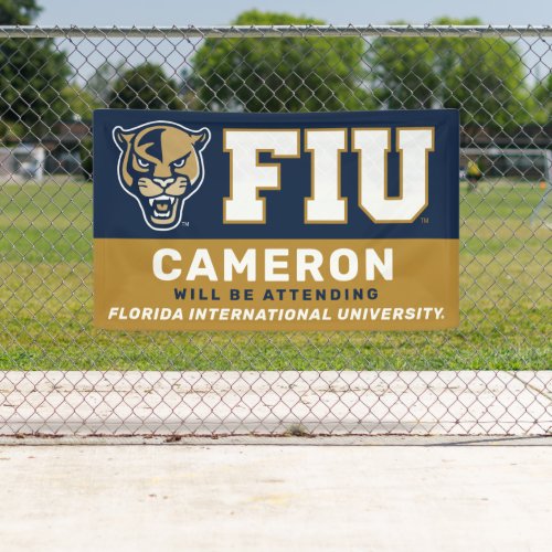FIU Panther Head Banner
