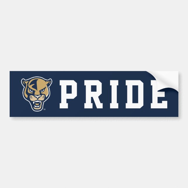FIU Panther Head Bumper Sticker (Front)