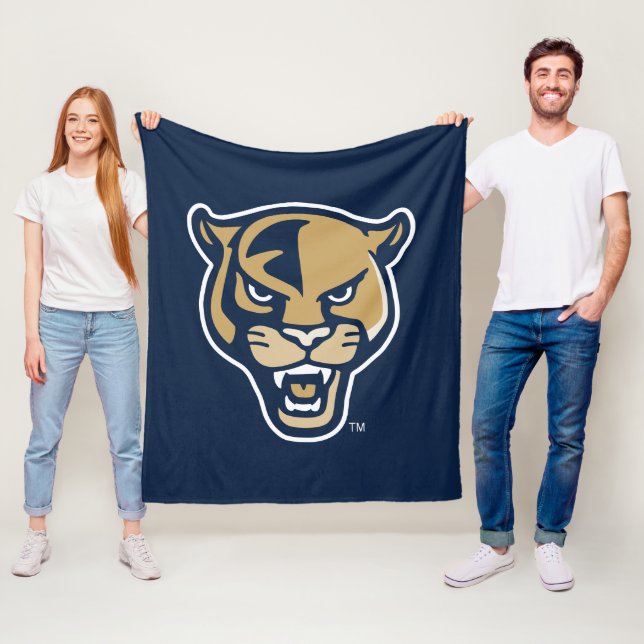 FIU Panther Head Fleece Blanket (In Situ)