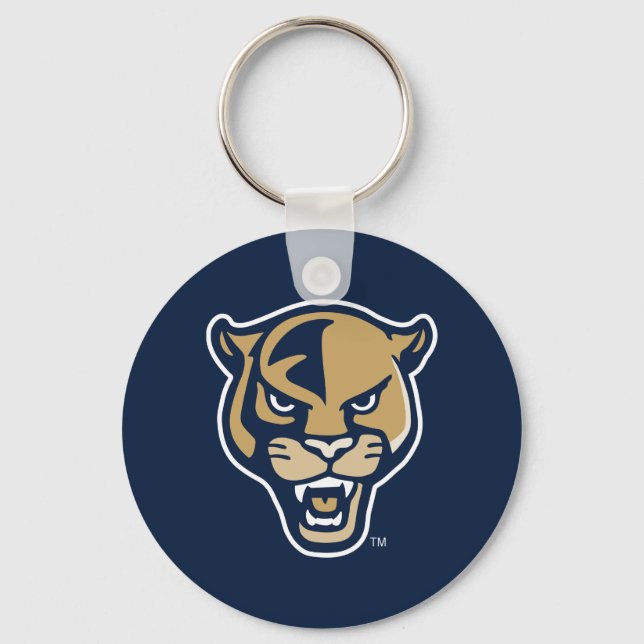FIU Panther Head Keychain (Front)