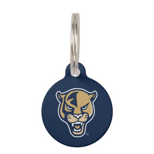 FIU Panther Head Pet ID Tag