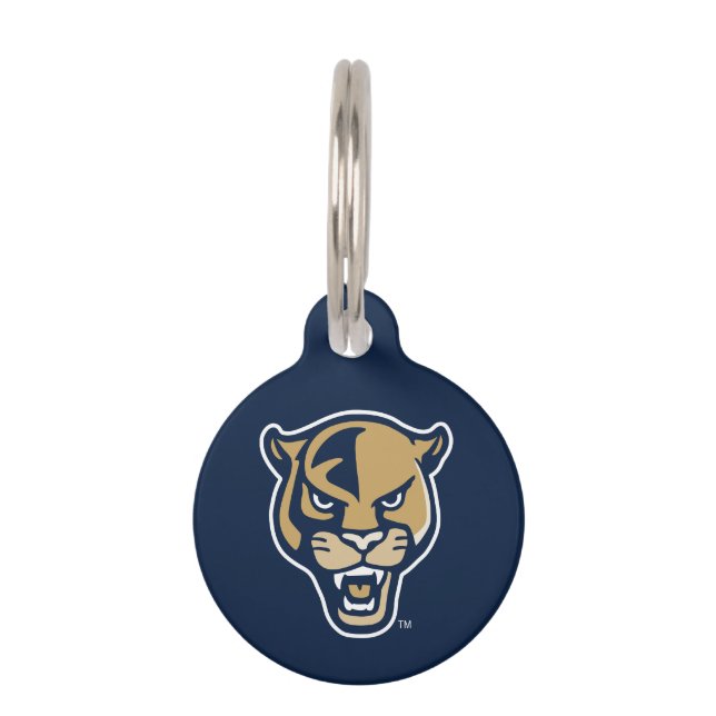 FIU Panther Head Pet ID Tag (Front)