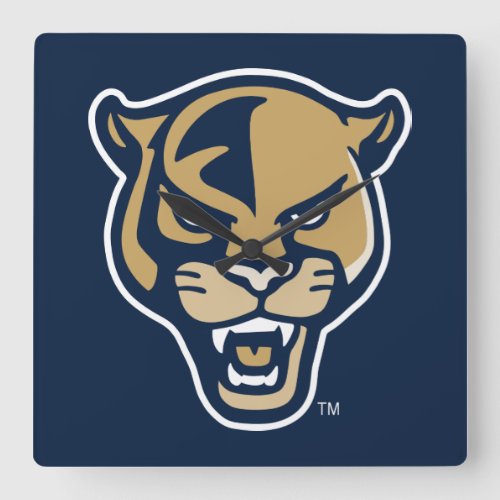 FIU Panther Head Square Wall Clock