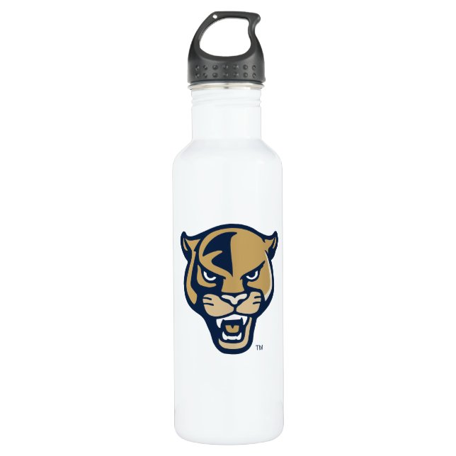 FIU Panther Head Stainless Steel Water Bottle (Front)