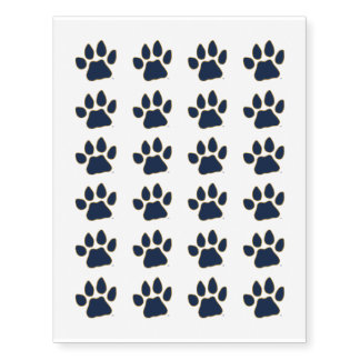FIU Panther Paw Temporary Tattoos