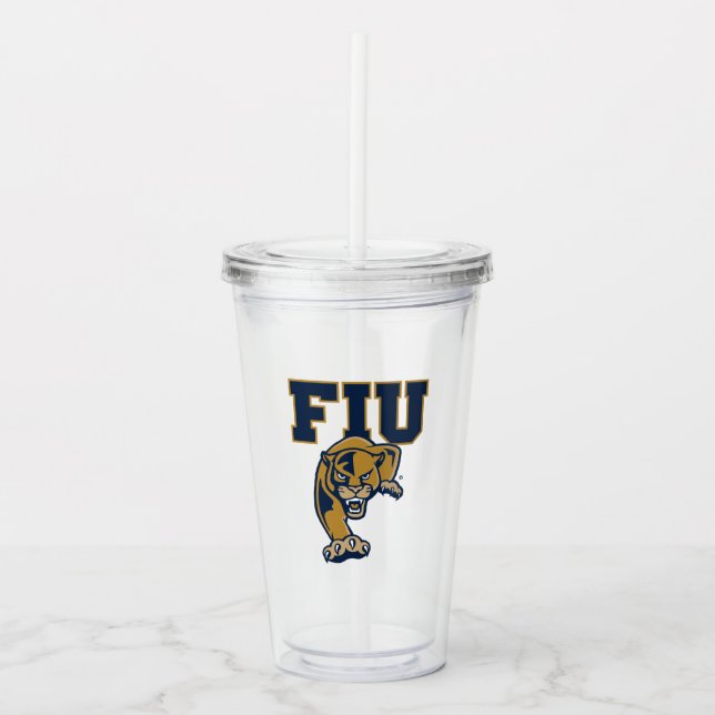 FIU Panthers Acrylic Tumbler (Front)