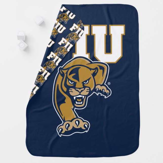 FIU Panthers Baby Blanket (In Situ)