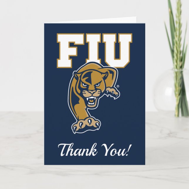 FIU Panthers Graduation Card (Front)