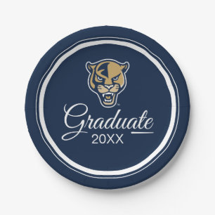 FIU Panthers Graduation Paper Plates