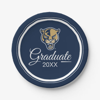 FIU Panthers Graduation Paper Plates