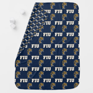 FIU Panthers Pattern Baby Blanket