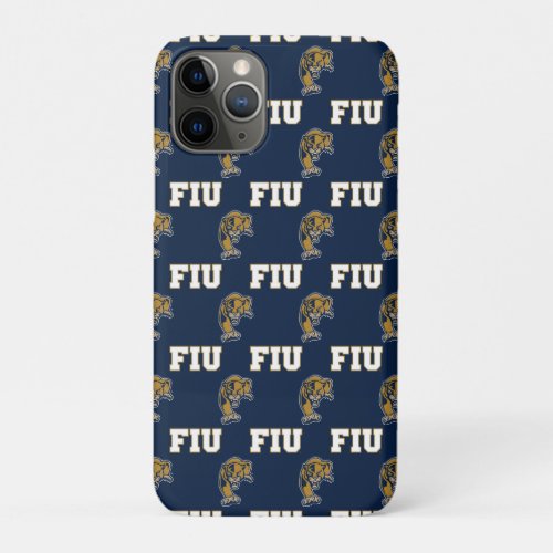 FIU Panthers Pattern iPhone 11 Pro Case