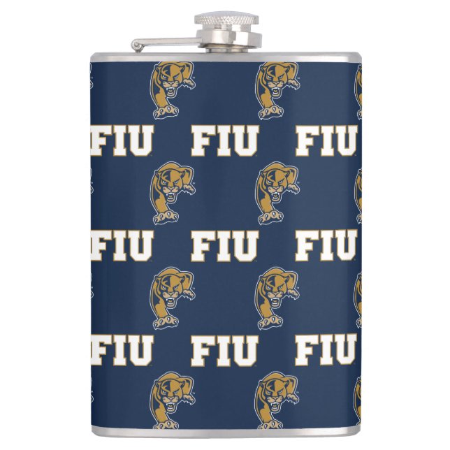 FIU Panthers Pattern Flask (Front)