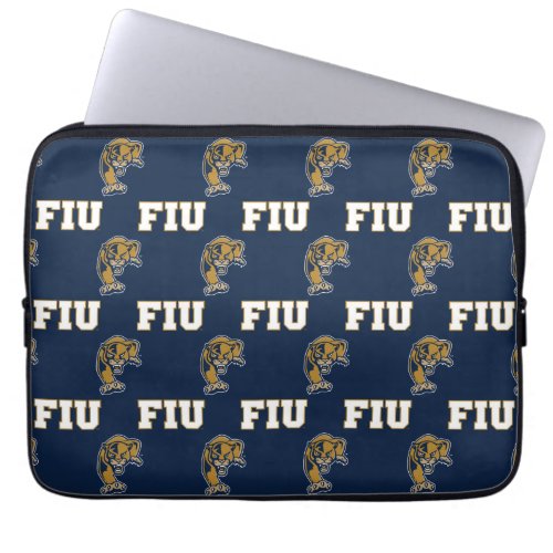FIU Panthers Pattern Laptop Sleeve