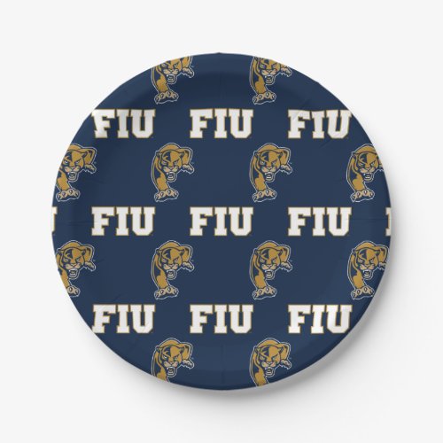 FIU Panthers Pattern Paper Plates