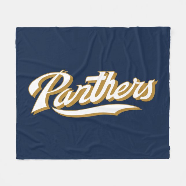 FIU Panthers Script Fleece Blanket (Front (Horizontal))