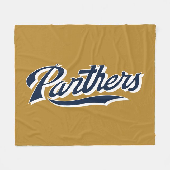 FIU Panthers Script Fleece Blanket (Front (Horizontal))