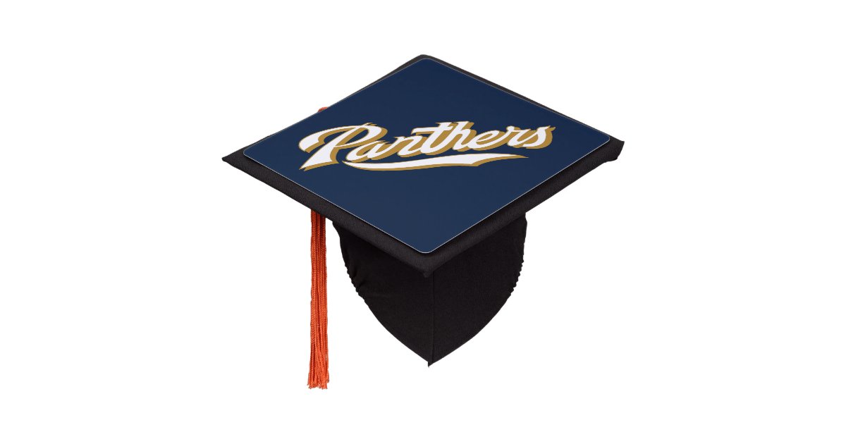 FIU Panthers Script Graduation Cap Topper Zazzle