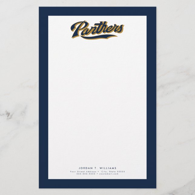 FIU Panthers Script Stationery (Front)