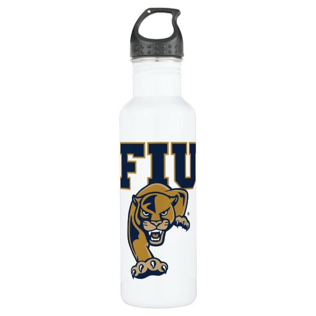 FIU Panthers Stainless Steel Water Bottle (Front)