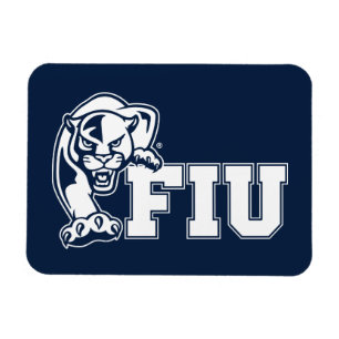FIU Panthers - White Logo Magnet