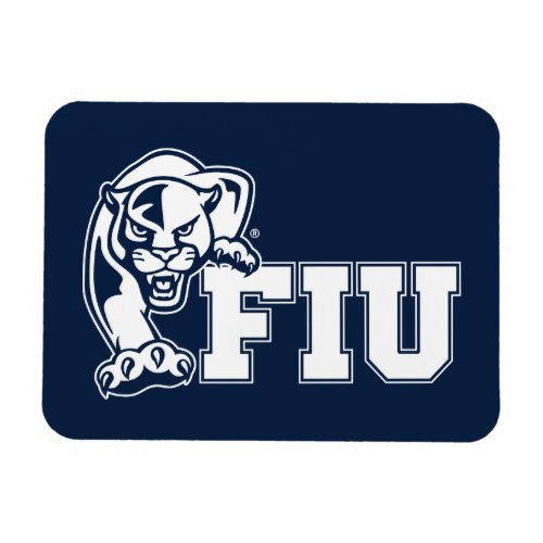 FIU Panthers _ White Logo Magnet