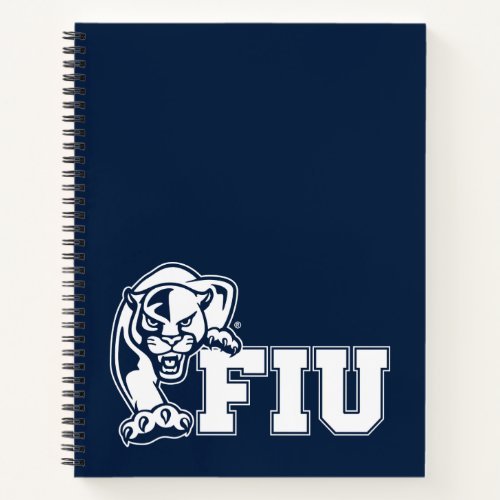 FIU Panthers _ White Logo Notebook