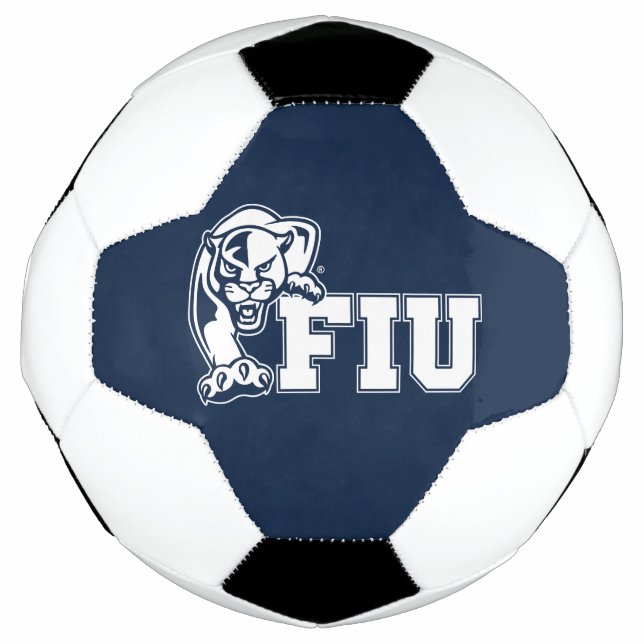 FIU Panthers - White Logo Soccer Ball (Front)