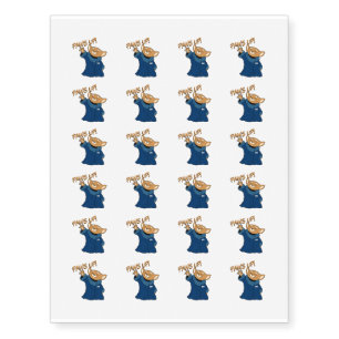 FIU Roary The Child 2 Temporary Tattoos