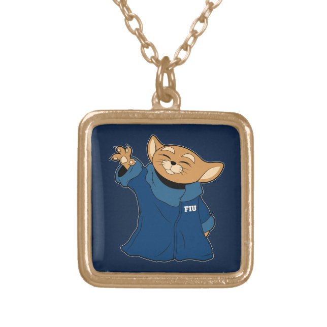 FIU | Roary The Child Gold Plated Necklace (Front)