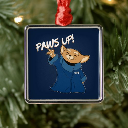 FIU  Roary The Child Metal Ornament