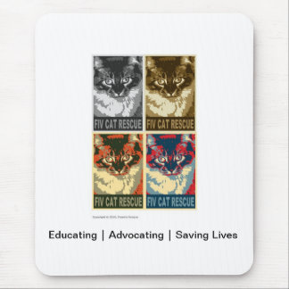 FIV Cat Rescue Mouse Pad