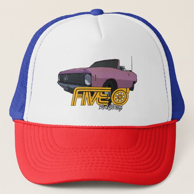 Five-0 Pink Trucker Hat (Front)