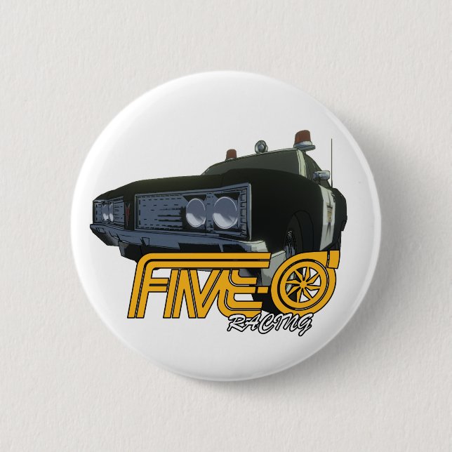 Five-0 Police Car Button (Front)