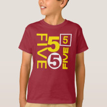 FIVE 5 Fun BIRTHDAY Graphic TEE