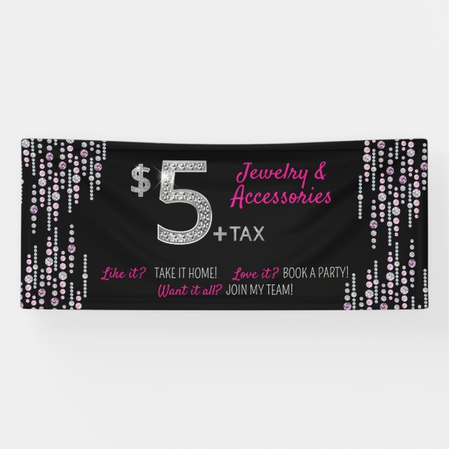 Five $5 Jewelry and accessories- Paparazzi Banner (Horizontal)