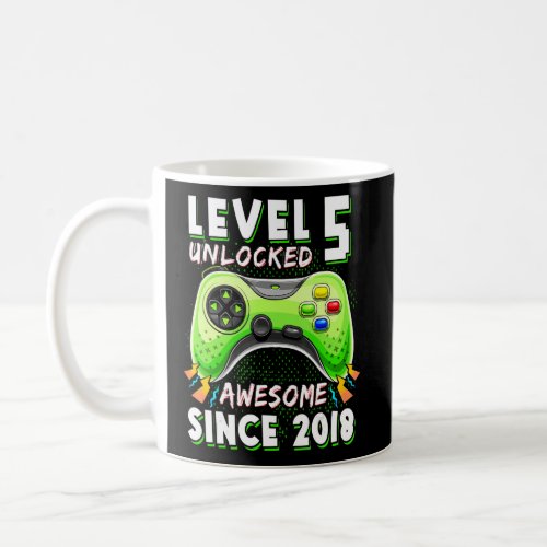 Five 5yr BDay Boy  Gamer 5th 5 Year Old Birthday 1 Coffee Mug