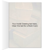 Five 90 pound gold bricks cards (Inside (Right))