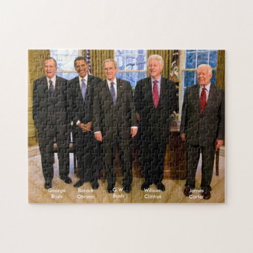 Five American Presidents Jigsaw Puzzle
