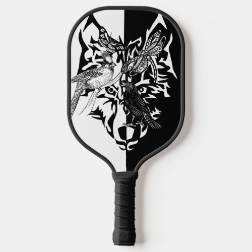 Five Animal symbols Pickleball Paddle