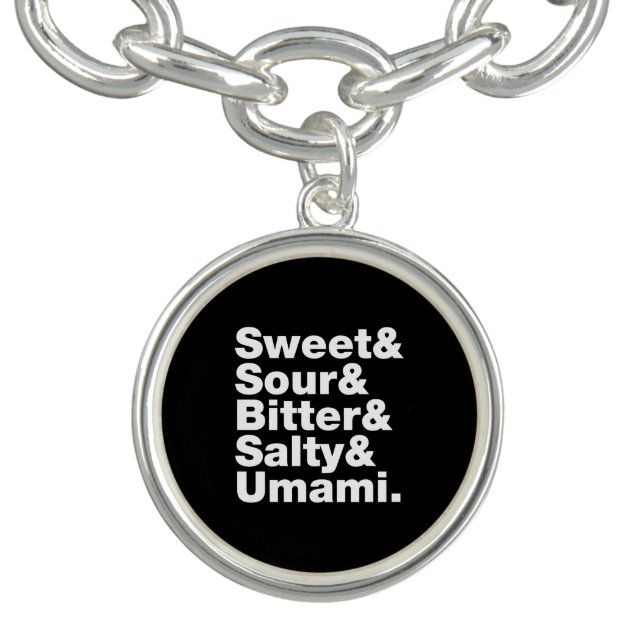 Five Basic Tastes Charm Bracelet (Design)